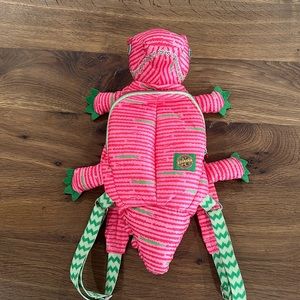 Oilily Pink Alligator Backpack